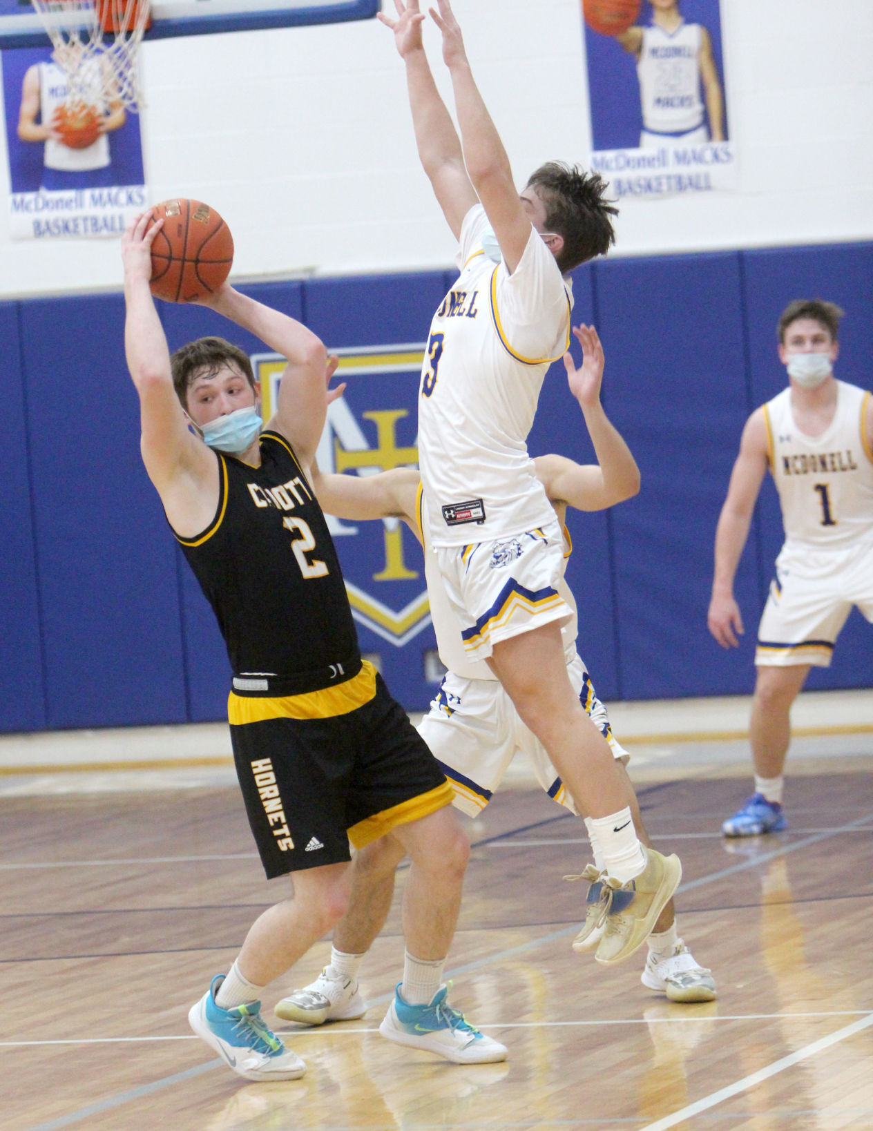 Cadott at McDonell boys basketball 1-18-21